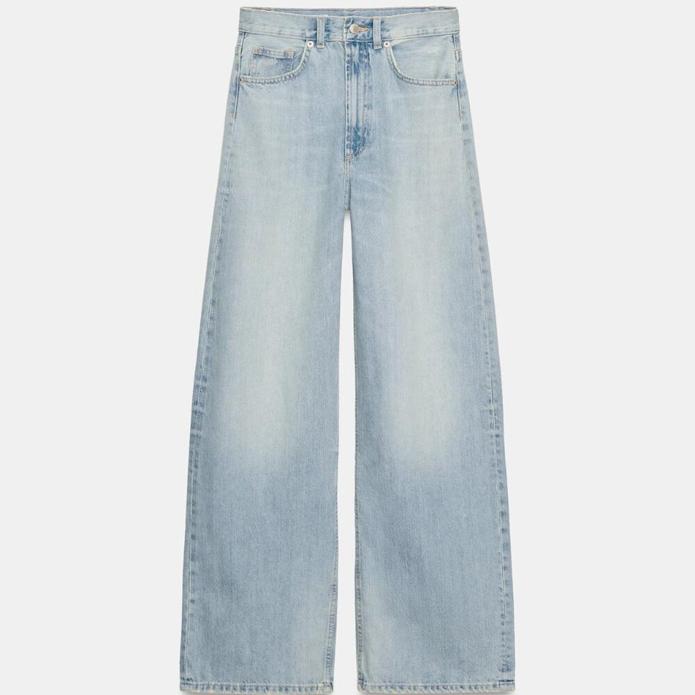 Zara TRF Extra Wide Leg High Waist Jeans 28 (US 6)